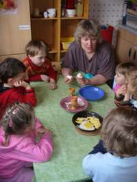Eier gekocht und anders
